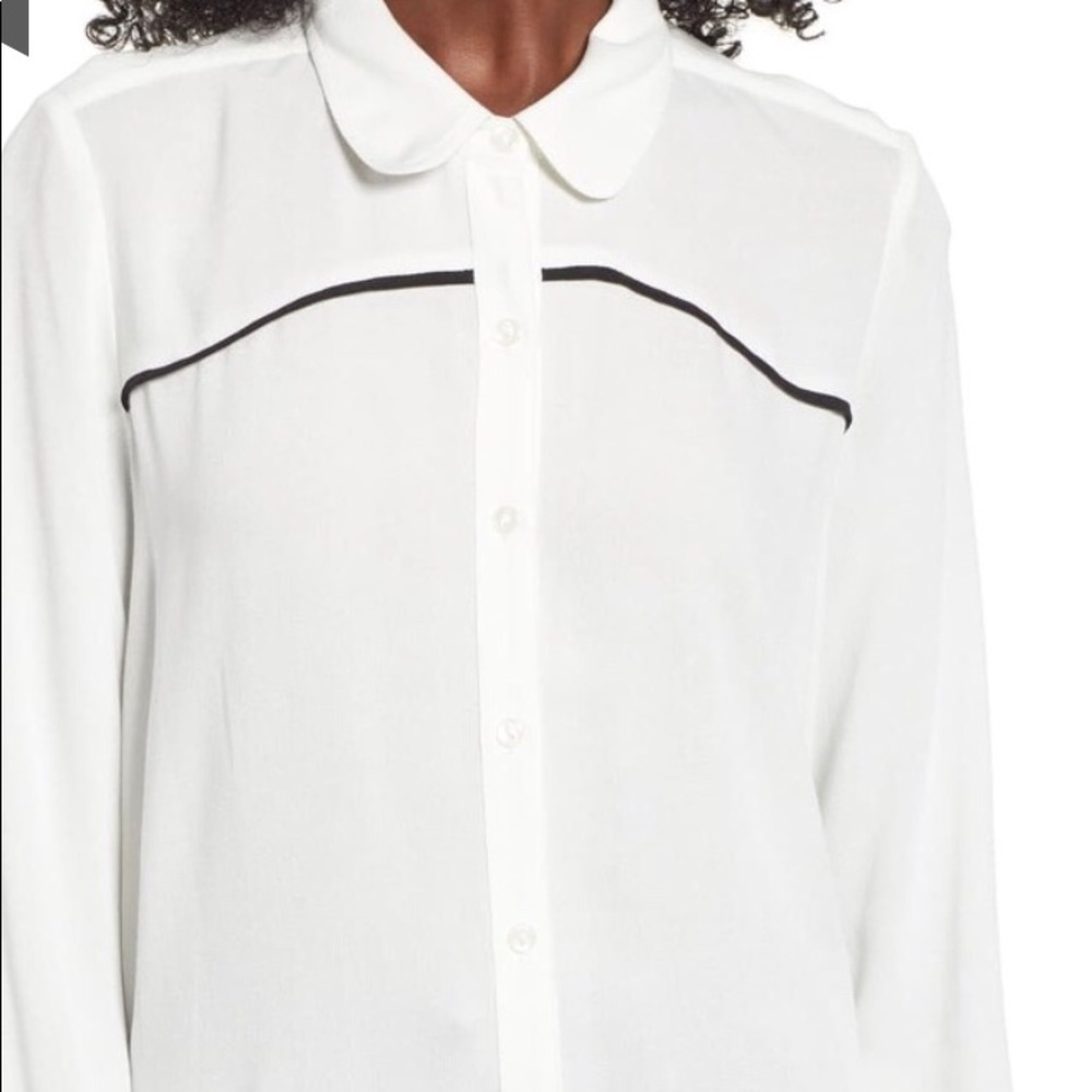 New With Tags Delicate White Blouse